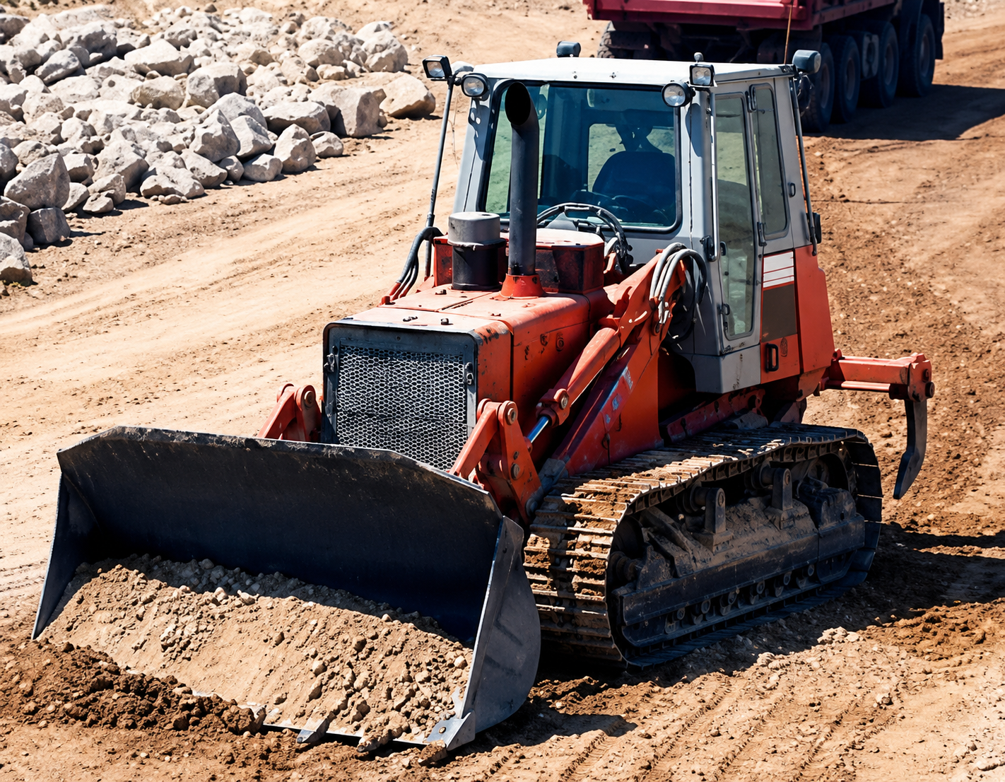 Control de maquinaria pesada y vehículos de excavación